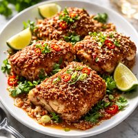 Crispy Rice Chicken