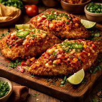 Crispy Salsa Chicken
