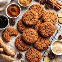 Crispy Spiced Ginger Cookies