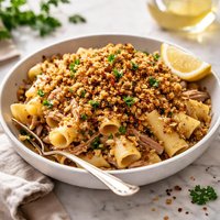Crispy Topped Tuna Pasta
