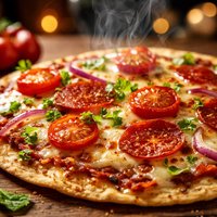 Crispy Tortilla Pizza