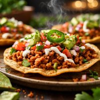 Crispy Turkey Tostadas