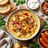 Croatian Zagorje Potato Soup