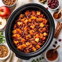 Crock Pot Apple Spiced Yams