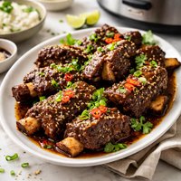 Crock Pot Asian Inspired Beef Ribs