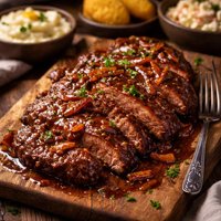 Crock Pot Barbecue Steak