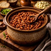 Crock Pot Barbecued Beans