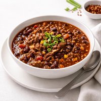 Crock Pot Barbecued Beef and Bean Soup