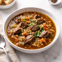 Crock Pot Beef Barley Soup