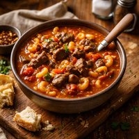 Crock Pot Beef Goulash Soup