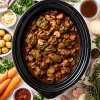 Crock Pot Beef Mushrooms