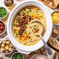 Crock Pot Beer and Cheese Soup