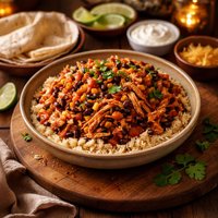 Crock Pot Black Bean Salsa Chicken Oamc