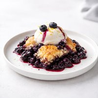 Crock Pot Blueberry Cobbler