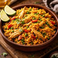Crock Pot Brazilian Saffron Chicken and Rice
