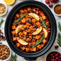 Crock Pot Candied Sweet Potatoes W Apples