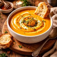 Crock Pot Carrot Soup with Honey and Nutmeg