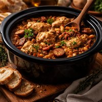 Crock Pot Cassoulet
