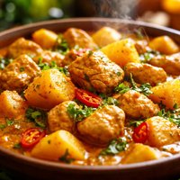 Crock Pot Chicken and Potato Curry