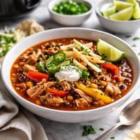 Crock Pot Chicken Fajita Soup