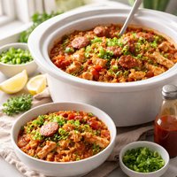 Crock Pot Chicken Jambalaya