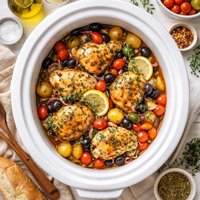 Crock Pot Chicken Provencal Supper
