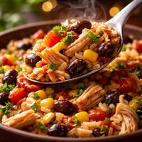 Crock Pot Chicken Rice Beans