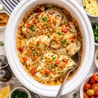 Crock Pot Chicken Swiss Bake