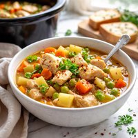 Crock Pot Chicken Veggie Stew