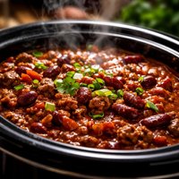 Crock Pot Chili Con Carne with Beans
