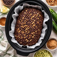 Crock Pot Chocolate Zucchini Nut Bread