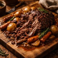 Crock Pot Chuck Roast with Coffee