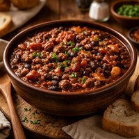 Crock Pot Cowboy Beef Baked Beans Stew