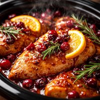 Crock Pot Cran Orange Chicken
