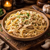 Crock Pot Creamy Chicken Fettuccine