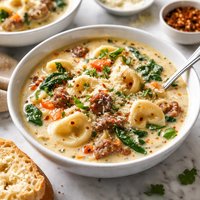 Crock Pot Creamy Tortellini Soup