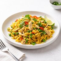 Crock Pot Curried Chicken Rice