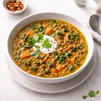 Crock Pot Curried Lentil Soup