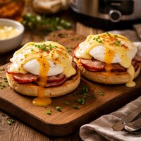 Crock Pot Eggs Benedict