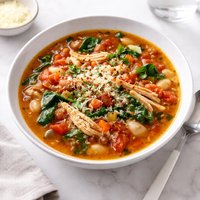 Crock Pot Italian Bean Soup with Chicken