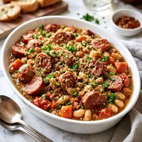 Crock Pot Kielbasa Cassoulet