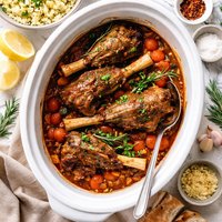 Crock Pot Lamb Shanks