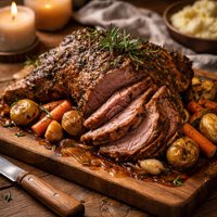Crock Pot Leg of Lamb