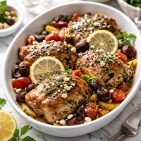 Crock Pot Lemon Oregano Greek Chicken