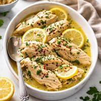 Crock Pot Low Calorie Lemon Chicken