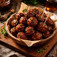 Crock Pot Maple Barbecued Meatballs