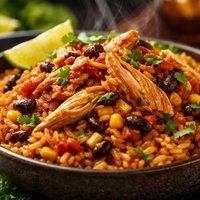 Crock Pot Mexican Chicken and Spanish Rice