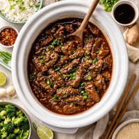 Crock Pot Mongolian Style Beef