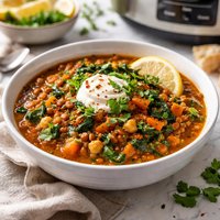 Crock Pot Moroccan Lentil Stew