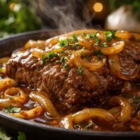 Crock Pot Onion Steak